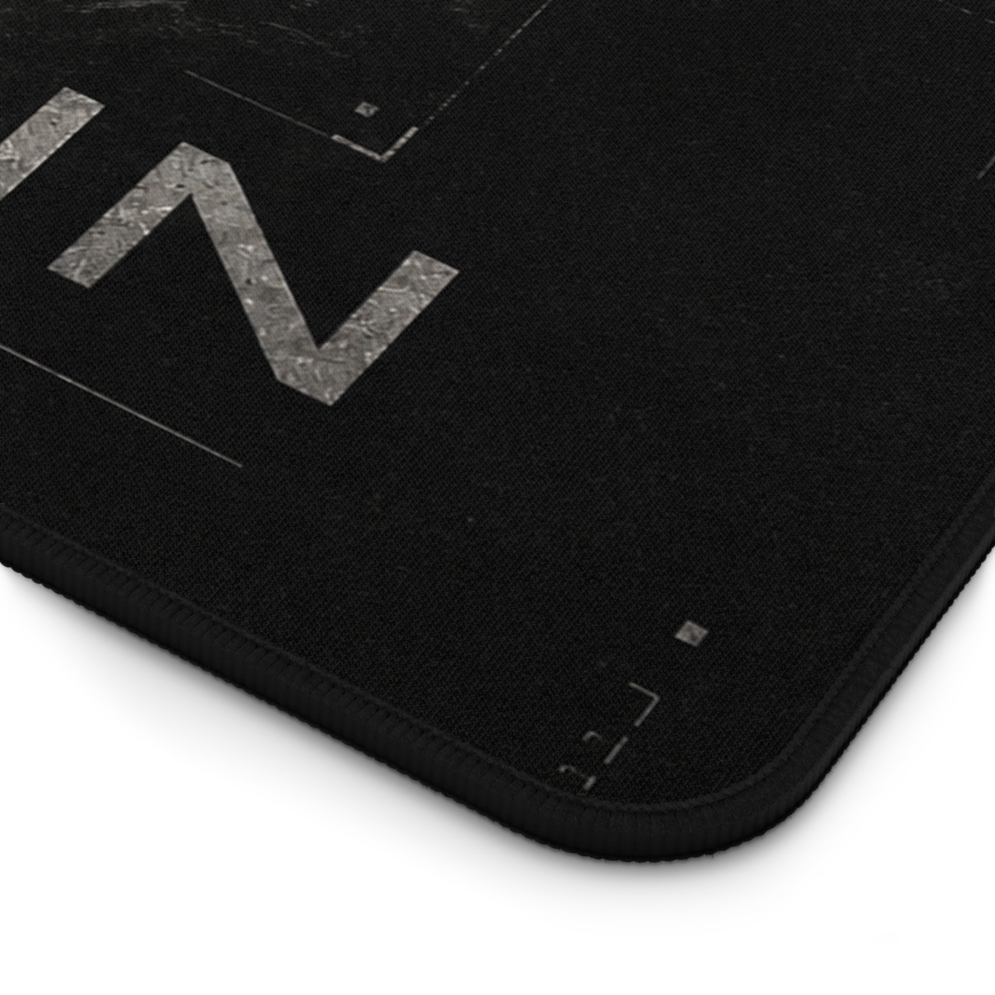 Vyorin Dark Sci‑Fi Mountain Logo Desk Mat