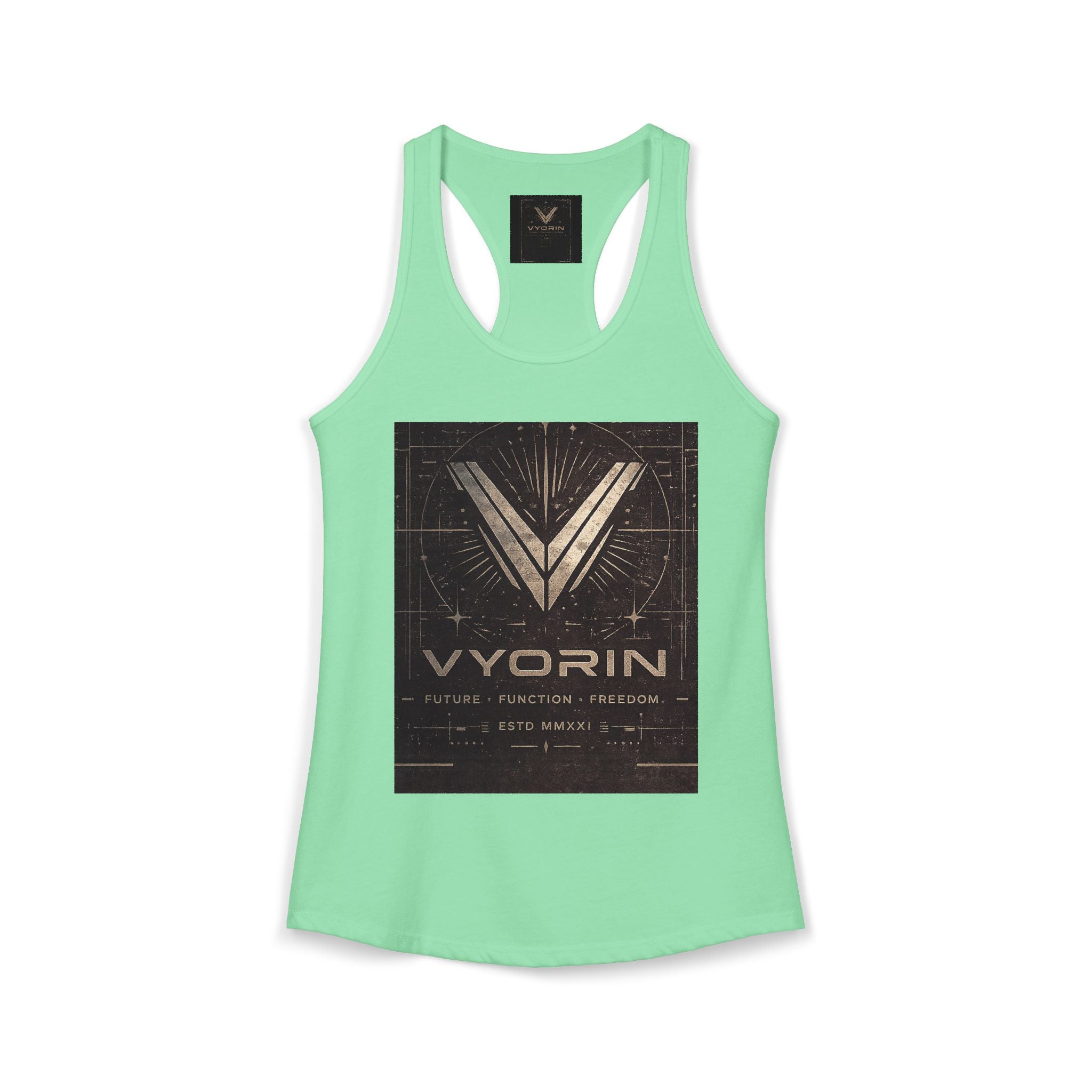 VYORIN full logo Women's Ideal Racerback Tank