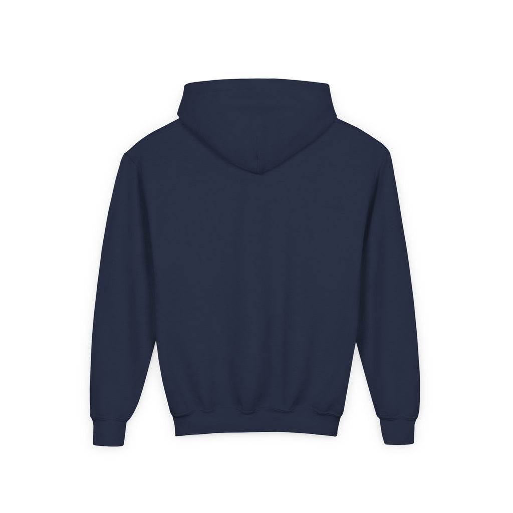 Youth Hoodie with Leopard Print 'VYORIN' Arch Logo - Trendy Kids Pullover