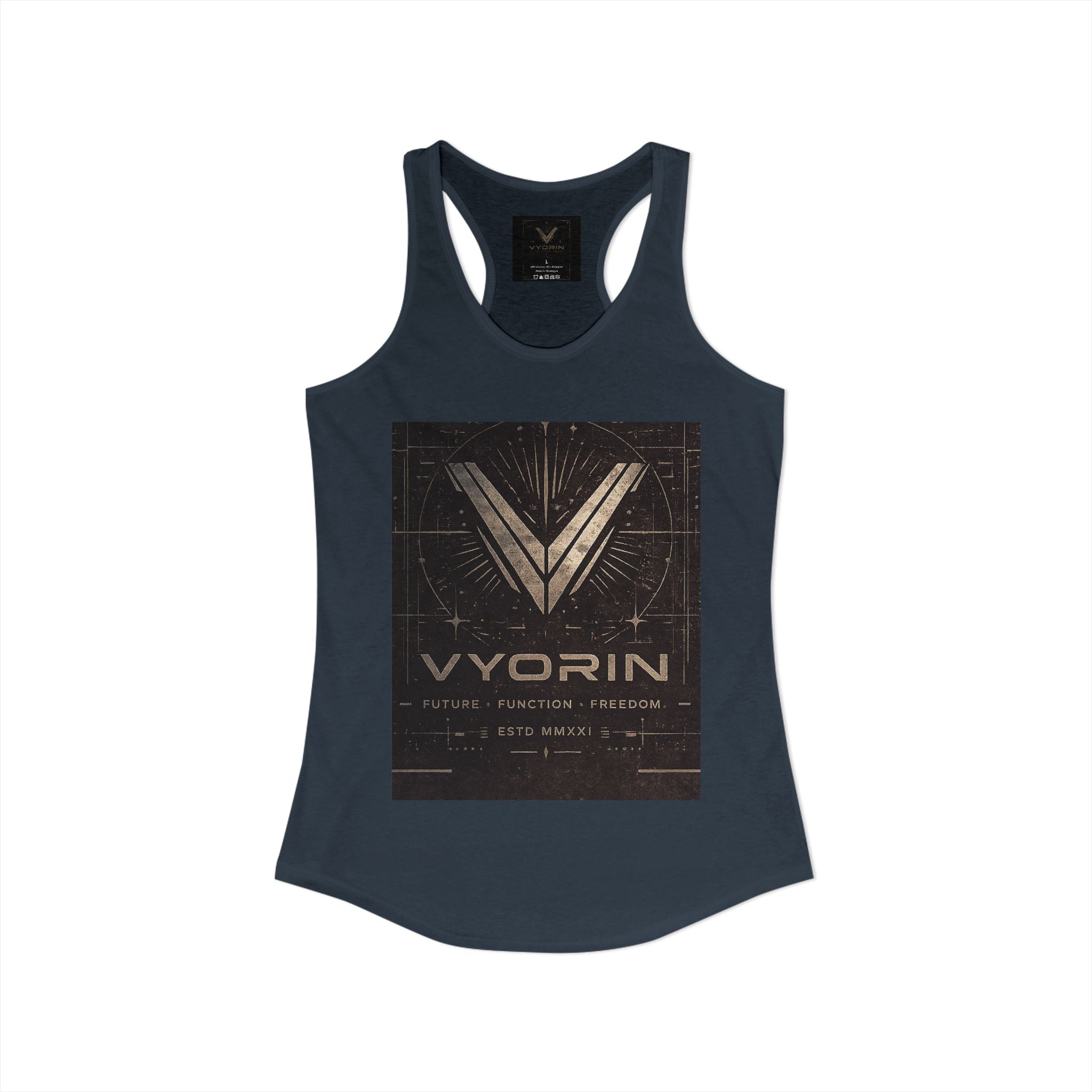 VYORIN full logo Women's Ideal Racerback Tank
