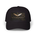 Classic Dad Cap with Vintage Gold 'VWORKIN' Patch – Casual Baseball Hat