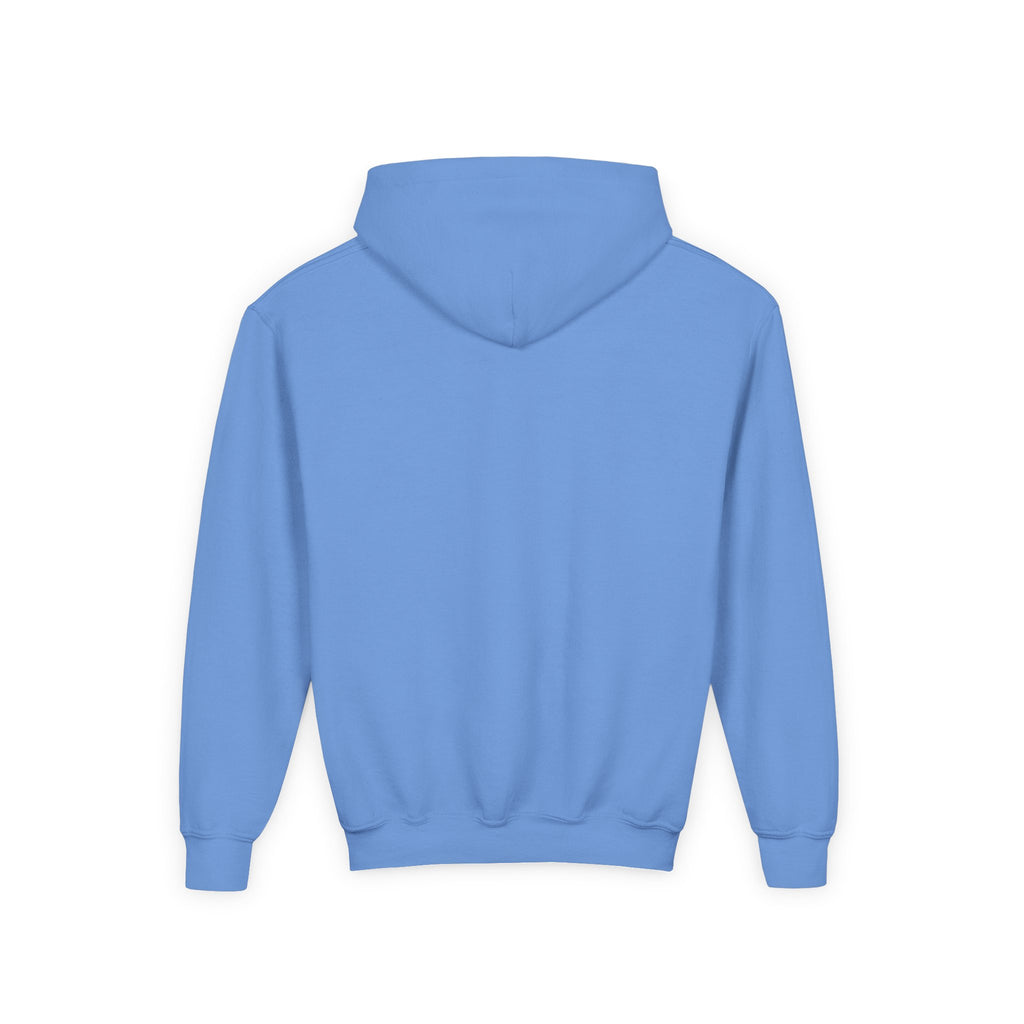 Youth Hoodie with Leopard Print 'VYORIN' Arch Logo - Trendy Kids Pullover