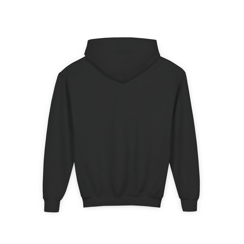 Youth Hoodie with Leopard Print 'VYORIN' Arch Logo - Trendy Kids Pullover