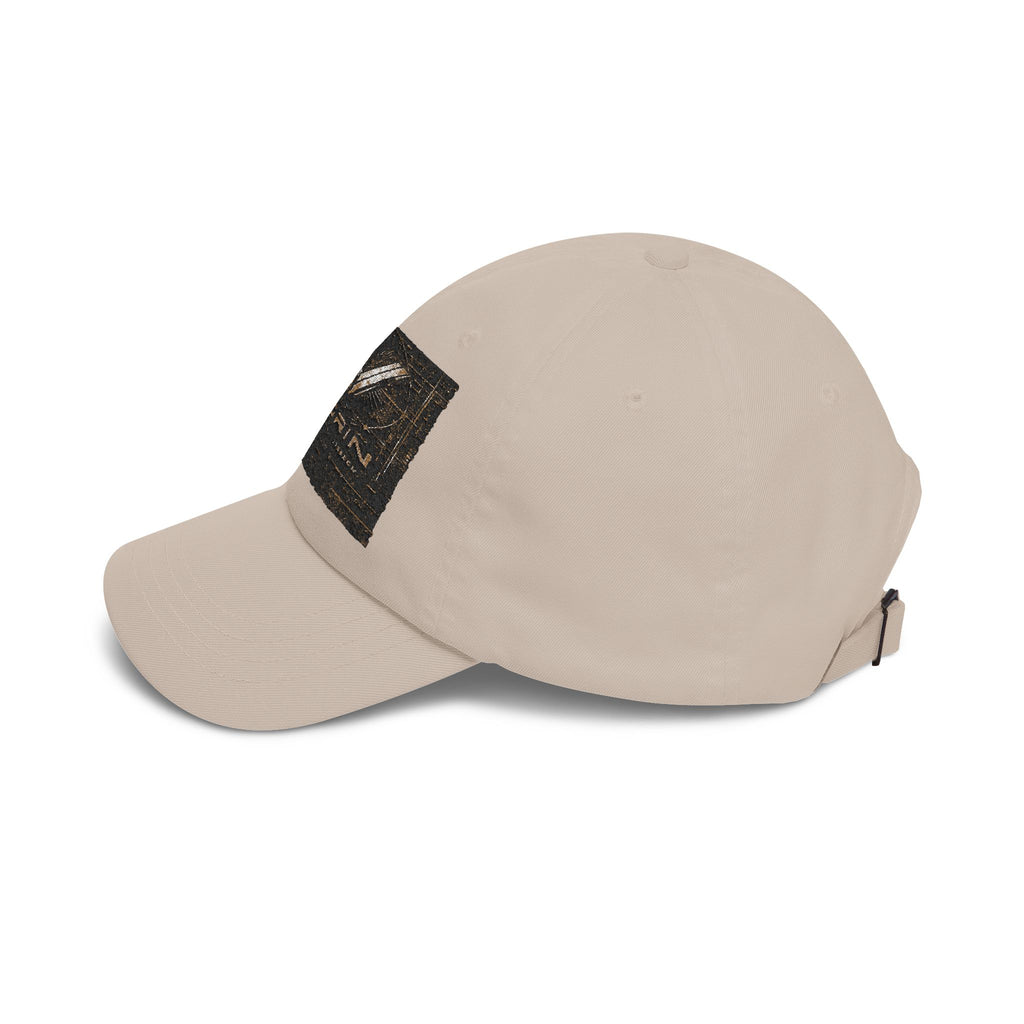 Classic Dad Cap with Vintage Gold 'VWORKIN' Patch – Casual Baseball Hat