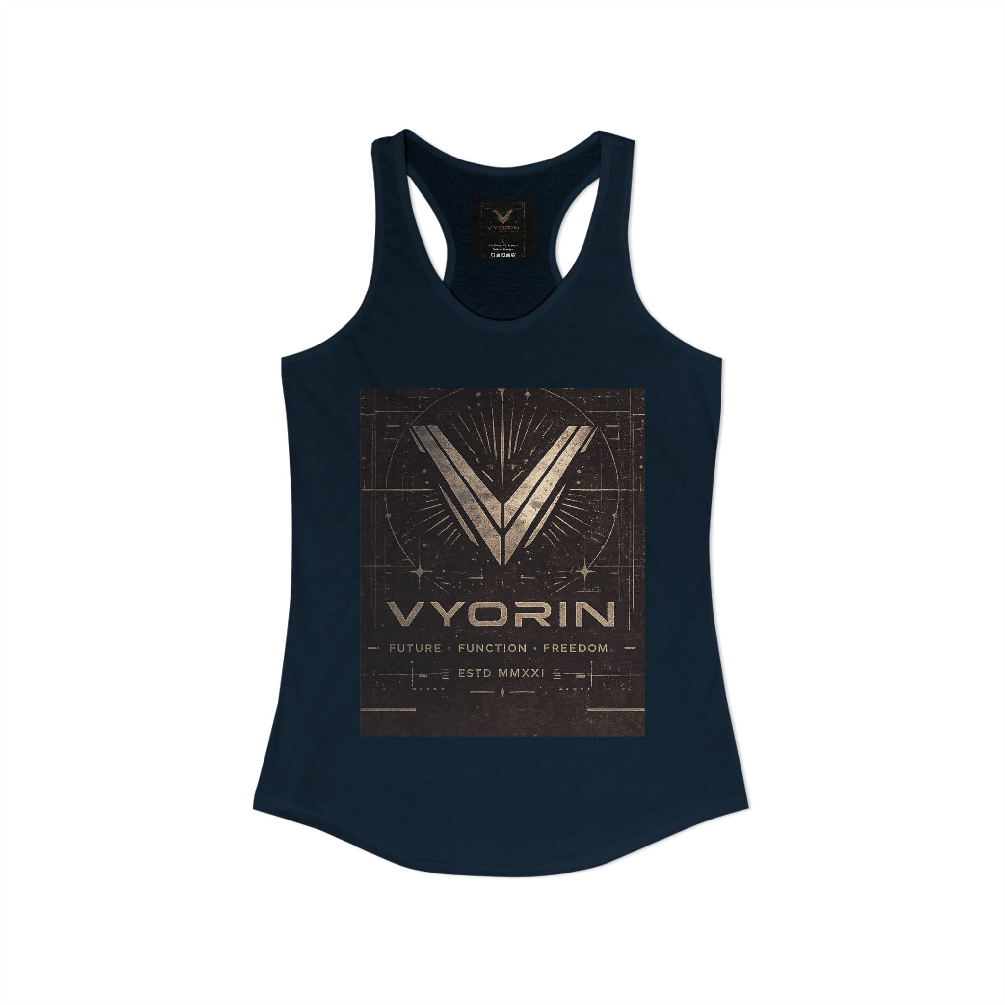 VYORIN full logo Women's Ideal Racerback Tank