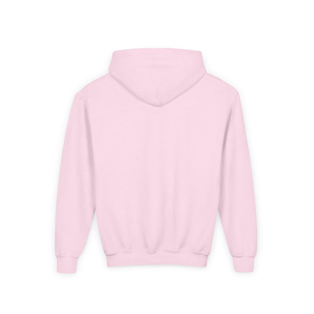 Youth Hoodie with Leopard Print 'VYORIN' Arch Logo - Trendy Kids Pullover