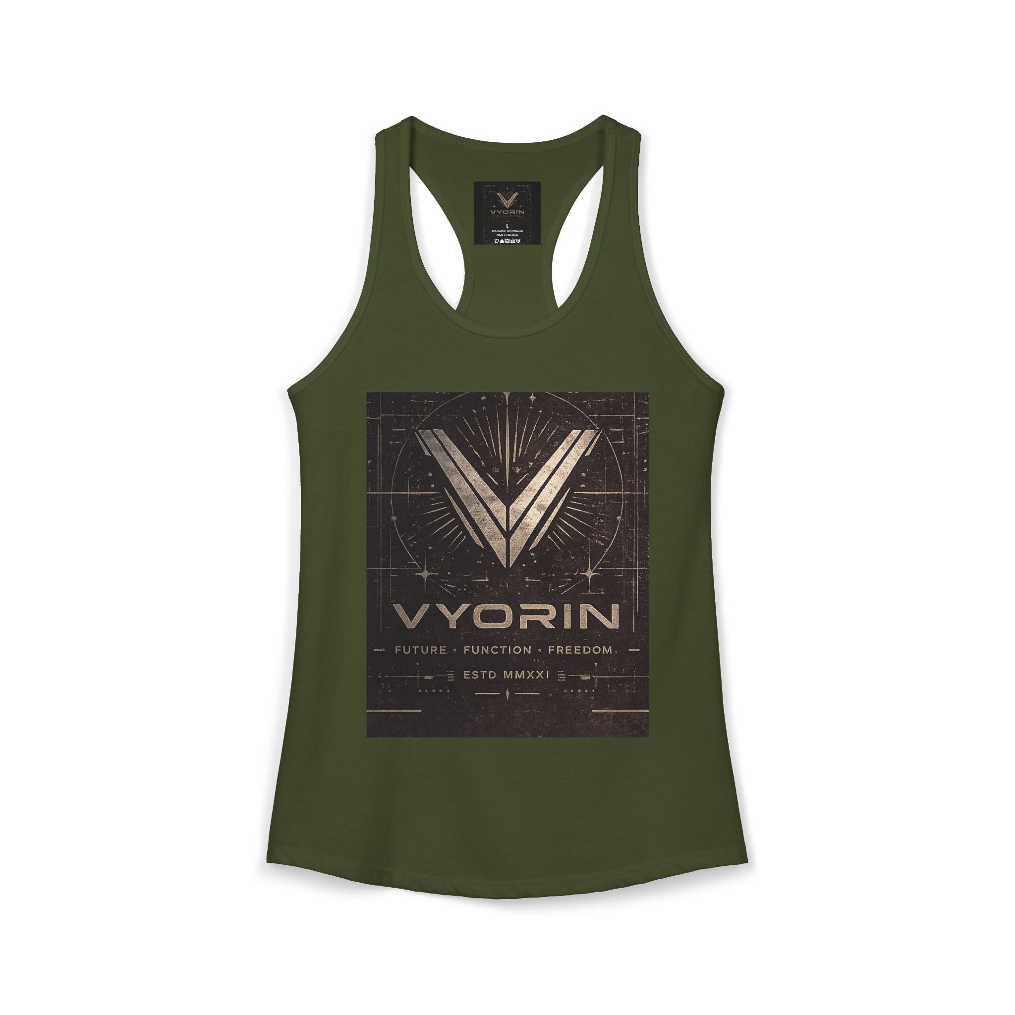 VYORIN full logo Women's Ideal Racerback Tank