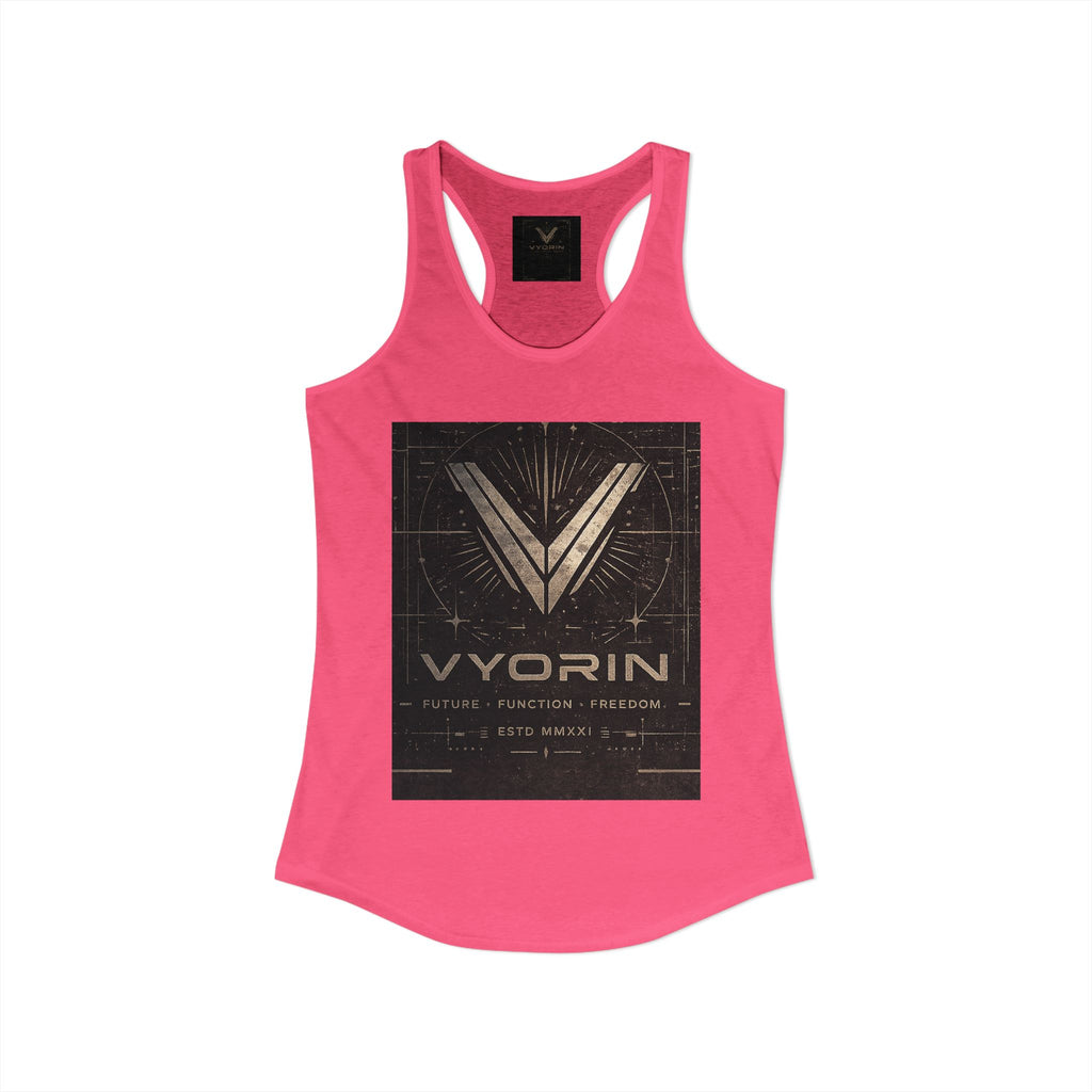 VYORIN full logo Women's Ideal Racerback Tank