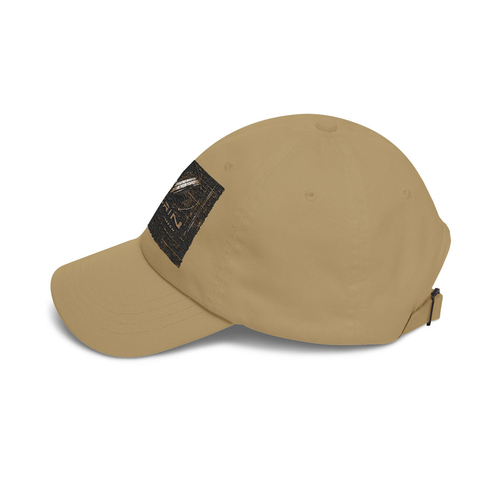 Classic Dad Cap with Vintage Gold 'VWORKIN' Patch – Casual Baseball Hat