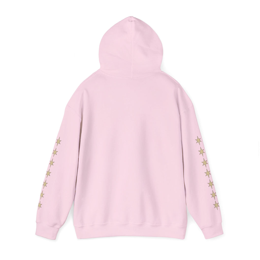 Vyorin Star Emblem Hoodie — Retro Sci‑Fi Logo Pullover