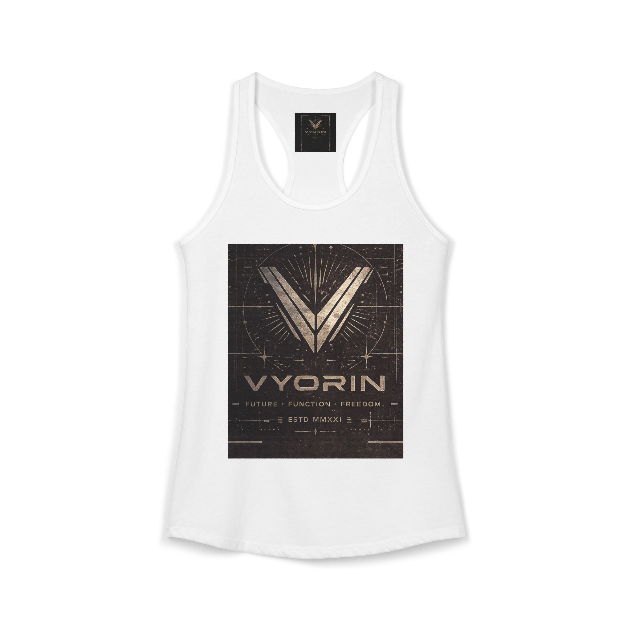 VYORIN full logo Women's Ideal Racerback Tank
