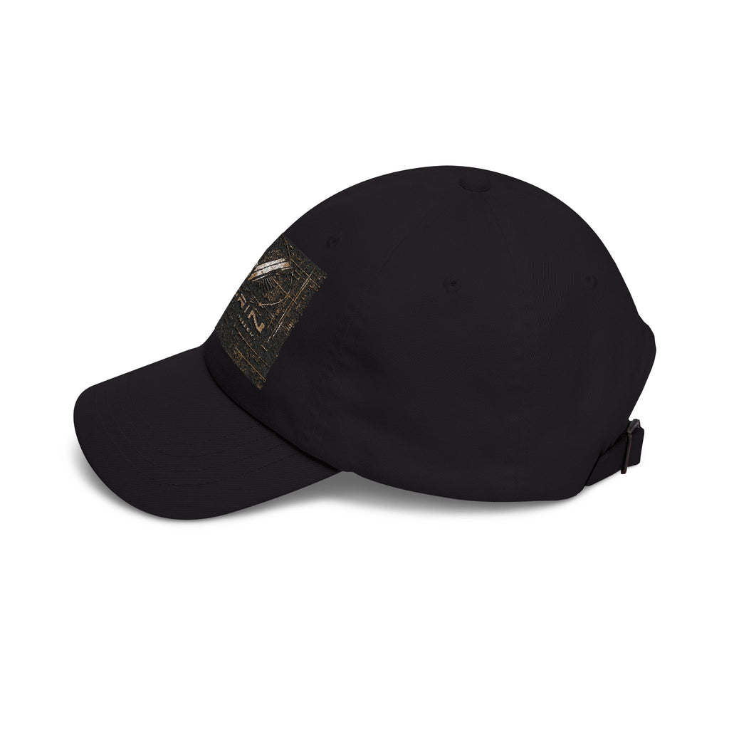 Classic Dad Cap with Vintage Gold 'VWORKIN' Patch – Casual Baseball Hat