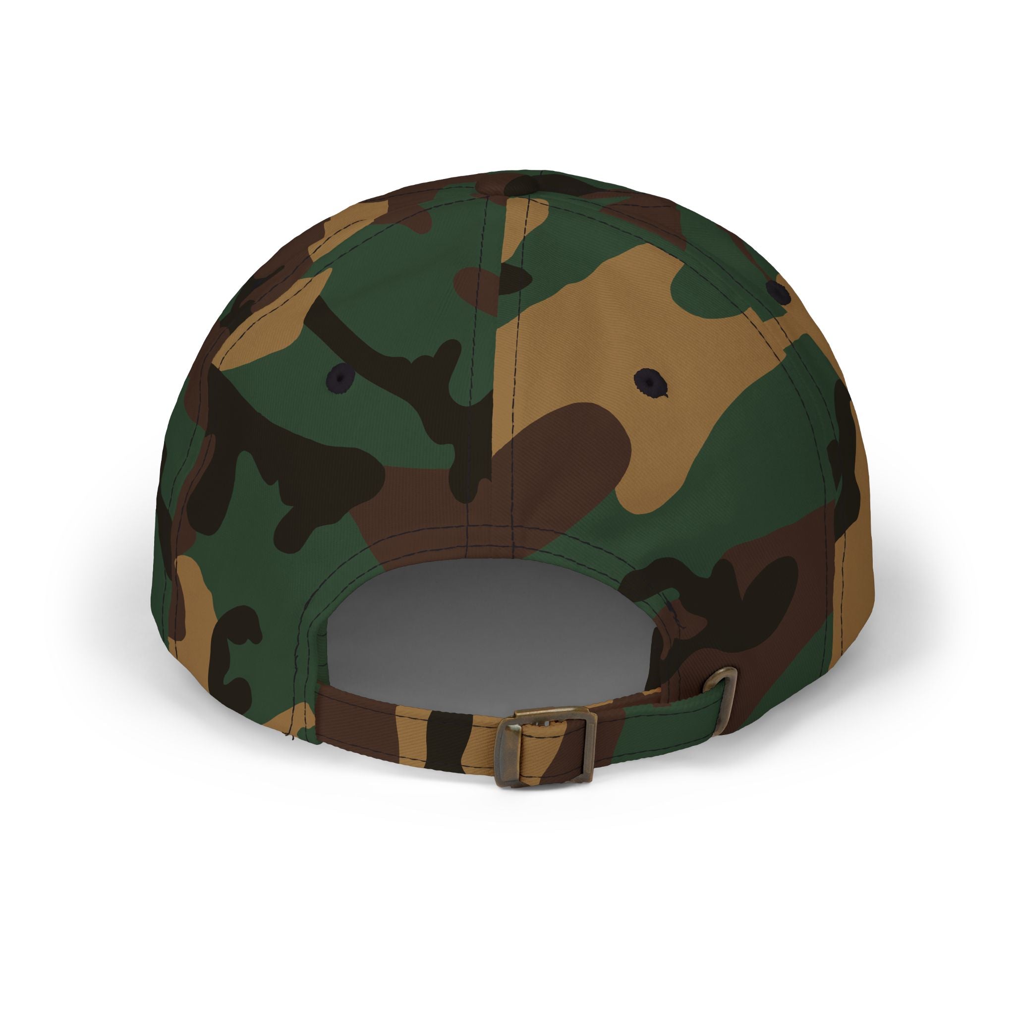 Classic Dad Cap with Vintage Gold 'VWORKIN' Patch – Casual Baseball Hat