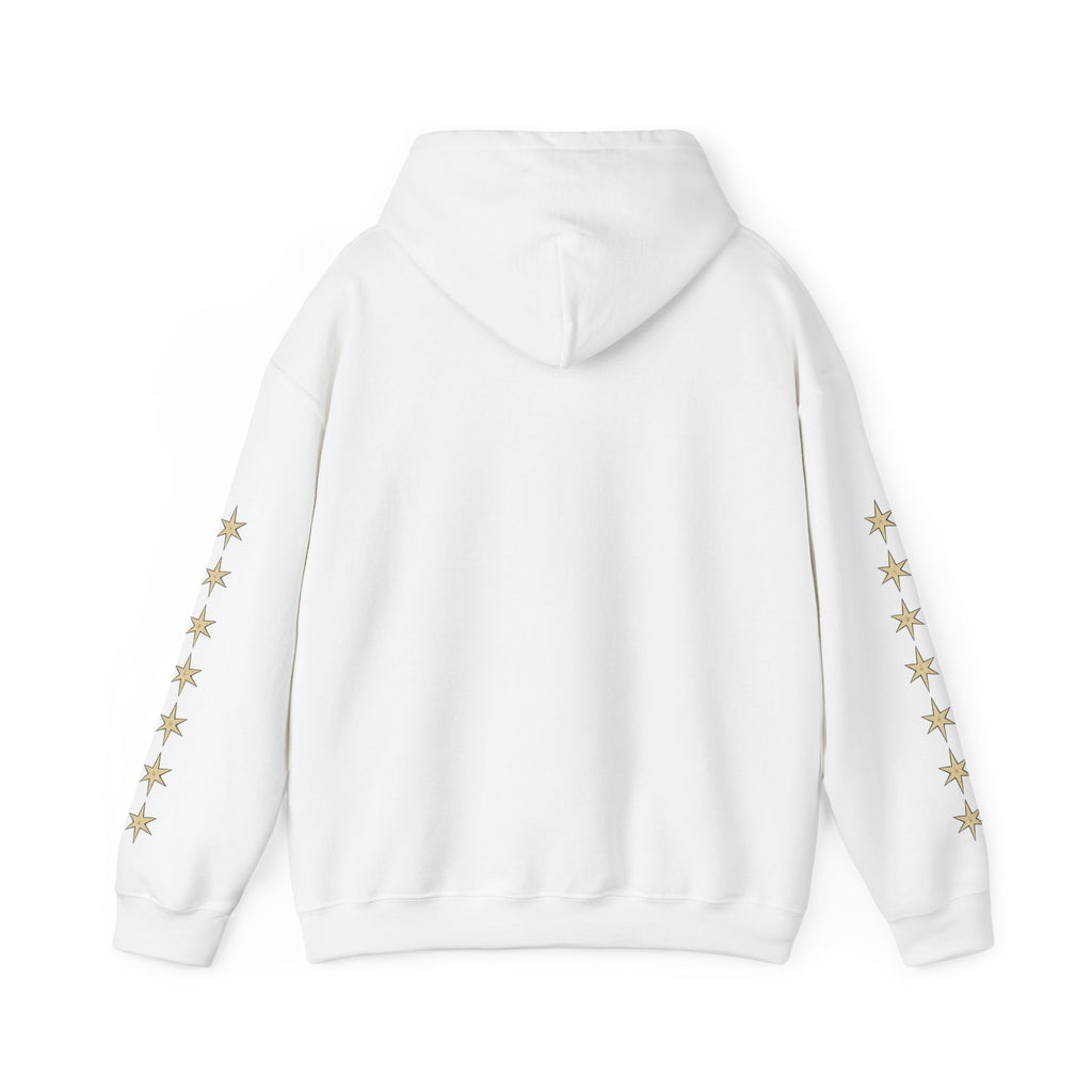 Vyorin Star Emblem Hoodie — Retro Sci‑Fi Logo Pullover
