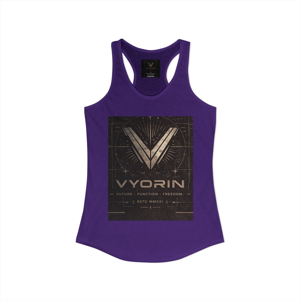 VYORIN full logo Women's Ideal Racerback Tank