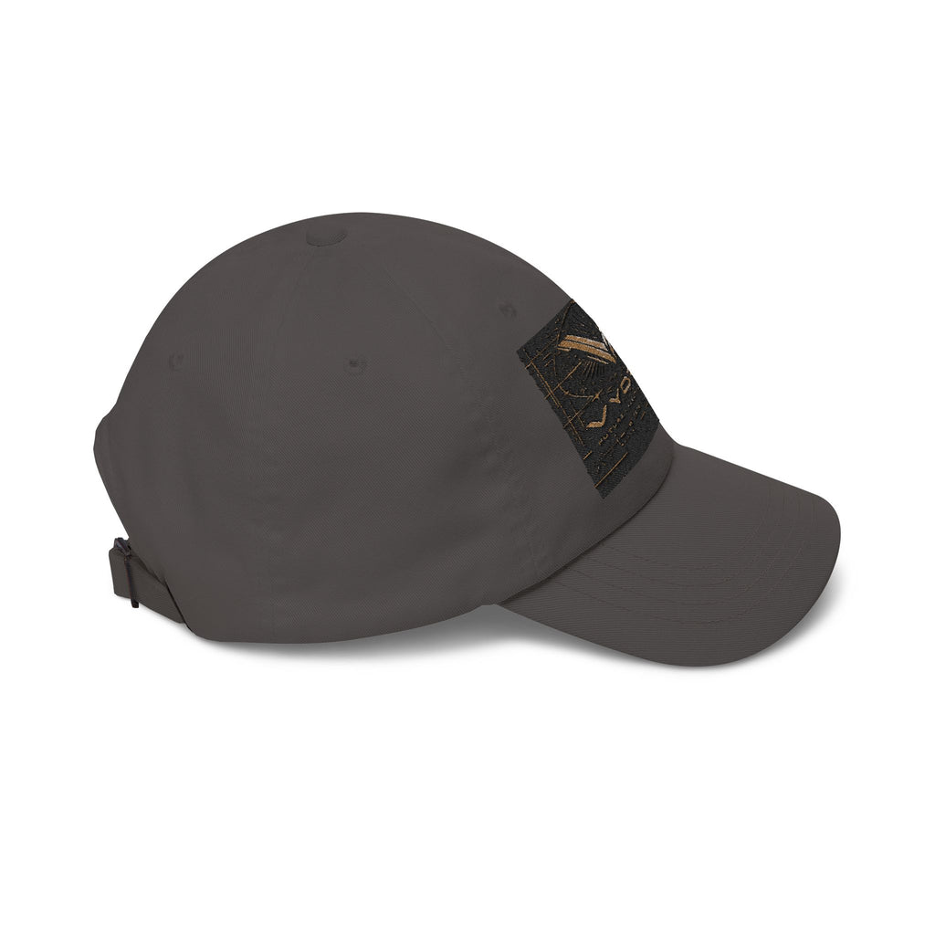 Classic Dad Cap with Vintage Gold 'VWORKIN' Patch – Casual Baseball Hat